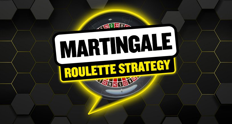 Roulette table felt showing even-money betting positions used in the Martingale strategy